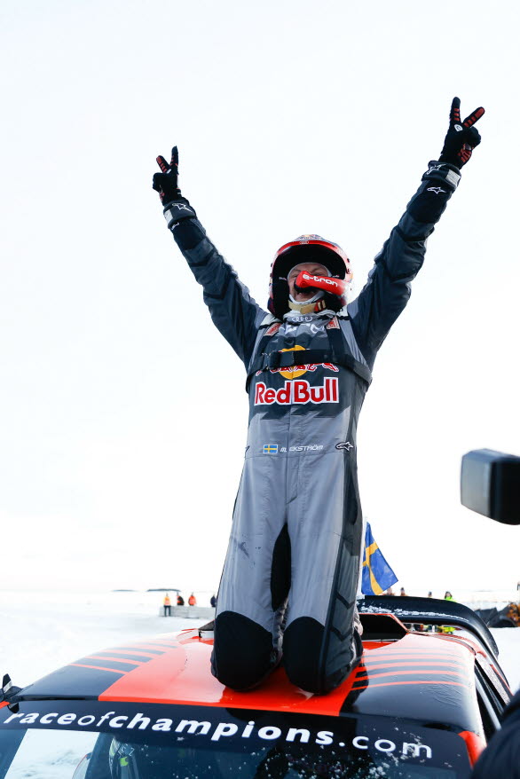 Mattias Ekström tog hem sin 4:e förartitel i Race of Champions som kördes i Piteå