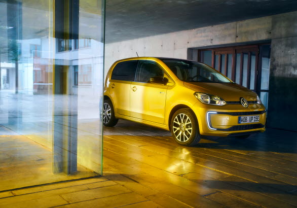 Nya Volkswagen e-up! får längre räckvidd: upp till 260 km.