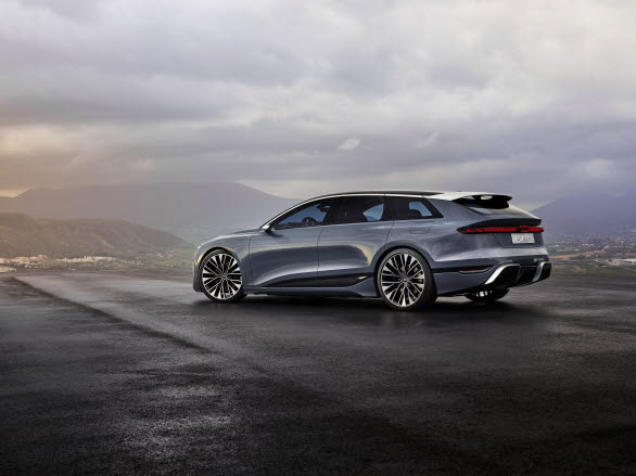 Premiär för eldrivna Audi A6 Avant e-tron concept på nya PPE-plattformen