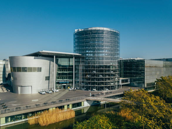 Gläserne Manufaktur i Dresden.