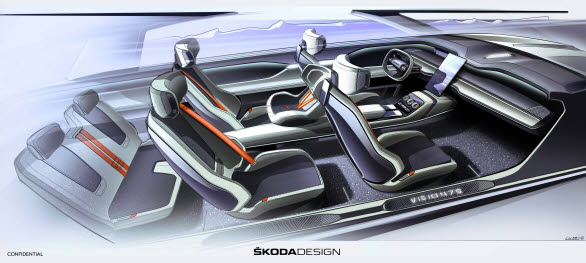 ŠKODA VISION 7S - interior