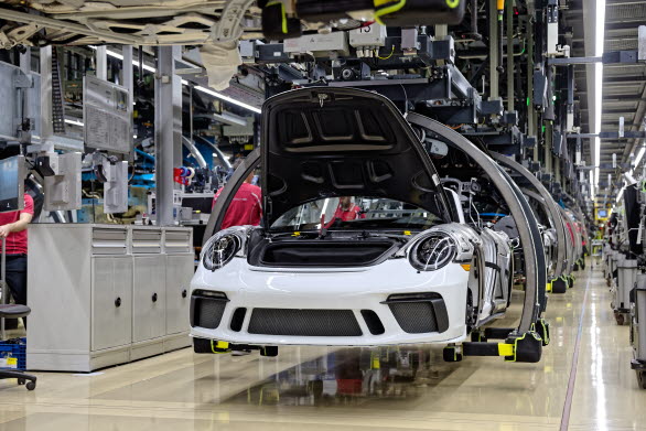Det sista exemplaret av 911 Speedster, tillika det sista exemplaret av 911 från 991-generationen, lämnar bandet.