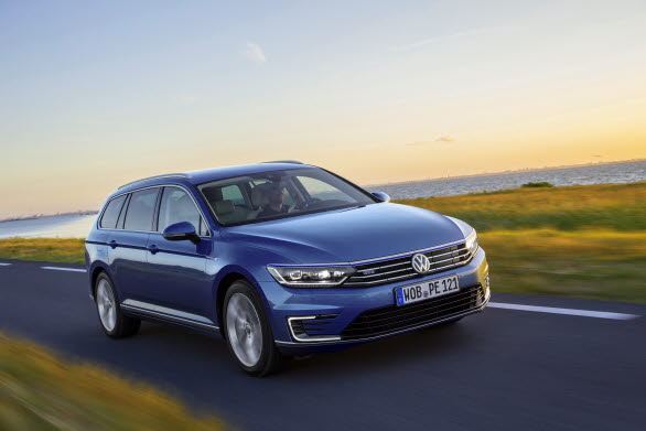 Laddhybriden Passat GTE toppar listan över laddbara bilar.