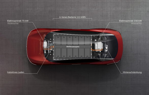 Högspänningsbatteriet har en kapacitet på 111 kWh.