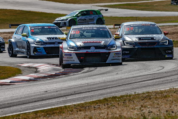 Hugo Nerman försvarade sin ledning i STCC:s juniormästerskap.