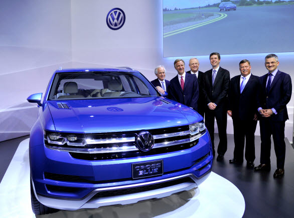 Volkswagens nya mellanklass-SUV kommer att byggas i USA.