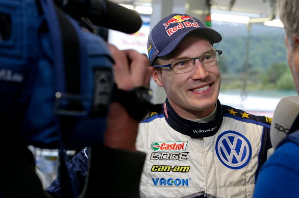 Jari-Matti Latvala var omtumlad efter segern som han dedicerade till sin idol Henri Toivonen som förolyckades på Korsika 1986.