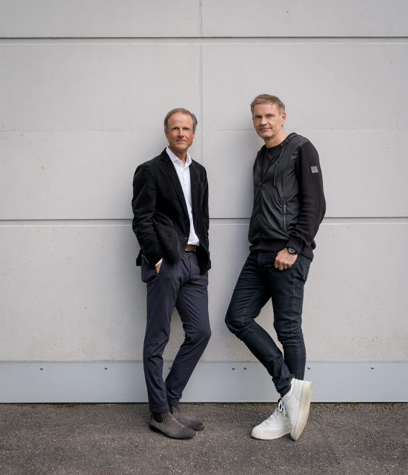 Michael Mauer, Chefsdesigner Volkswagen-koncernen, Oliver Blume, VD Volkswagen-koncernen.