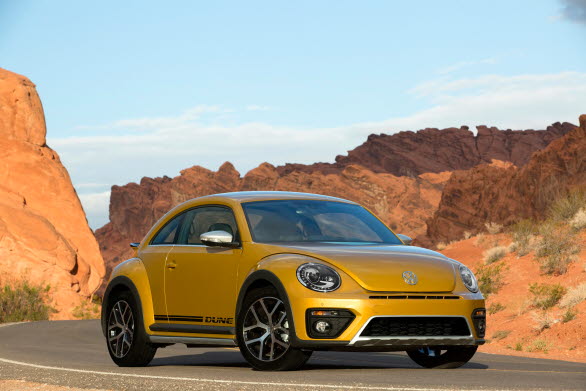 Beetle Dune kännetecknas av en iögonfallande design med en bred, tuff och robust offroad-look. Exempelvis har markfrigången ökats med 10 millimeter.