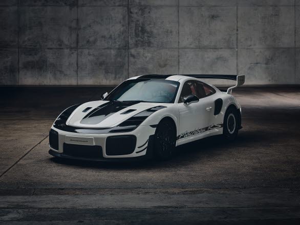 Porsche presenterar unik Flachbau-modell baserad på 911 GT2 RS.