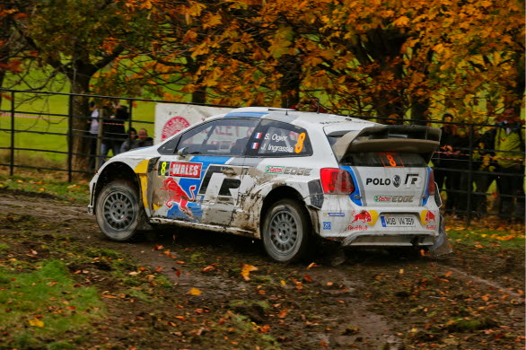 Sébastien Ogier var ostappbar i Wales och vann före sin teamkamrat Jari-Matti Latvala.