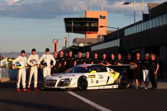 Phoenix Racing med svenskarna Andreas Simonsen och Johan Kristoffersson jämte schweizaren Harold Primat slutade på fjärde plats i Bathurst där trion körde en Audi R8 LMS. 