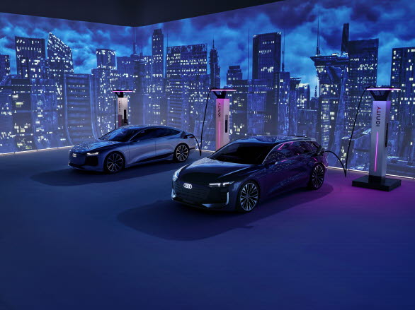Eldrivna konceptbilarna A6 Sportback e-tron och Audi A6 Avant e-tron