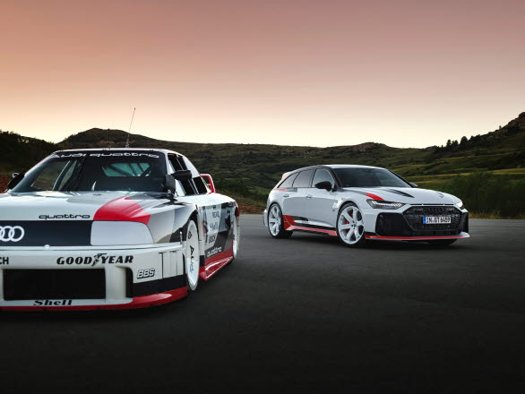 Nya Audi RS 6 Avant GT och Audi 90 quattro IMSA GTO