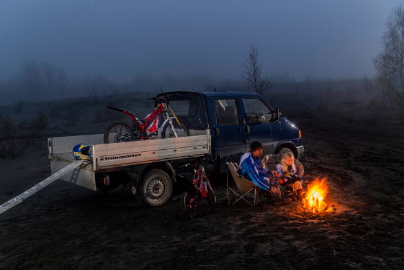 Volkswagen Transporter Pickup, 1996. Stråssa gruva, Bergslagen. Foto: Peter Gunnars