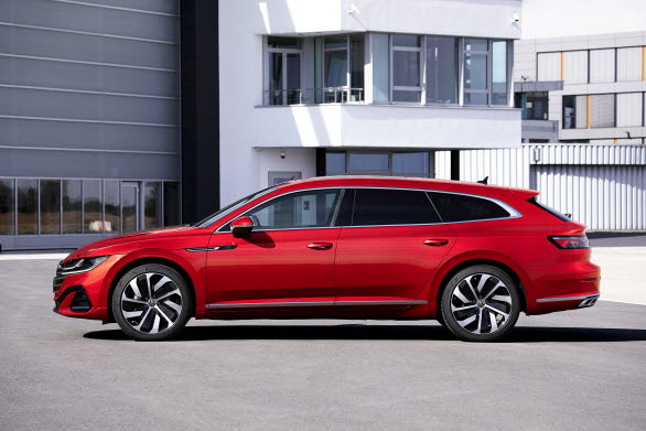 Arteon Shooting Brake – en sportig, progressiv 5-dörrarsmodell med uttrycksfull design.