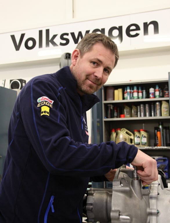Teamets tekniske koordinator, Kai Roger Waaler, har haft fullt upp inför Bergslagsrallyt.