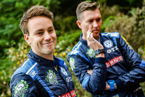 Ole Christian Veiby och Jonas Andersson hade en frustrerande helg i Wales. Tempot fanns, men ett missöde förstörde helgen.