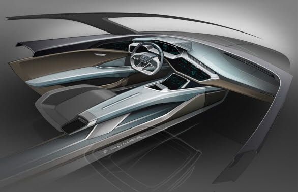 Audi e-tron quattro concept - interiör