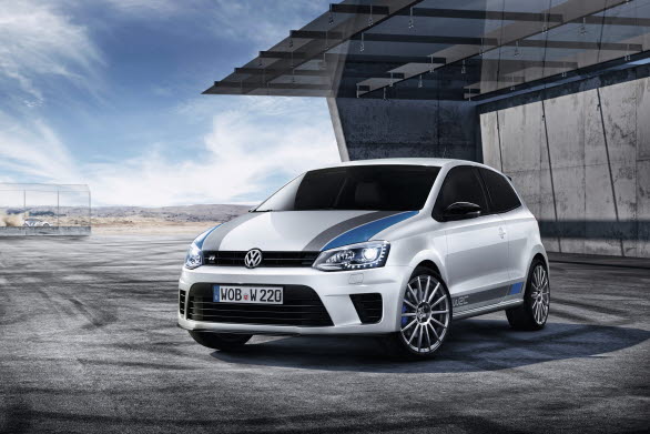 Gatversionen av Polo R WRC (2013).