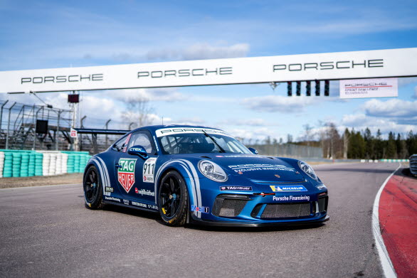 Porsche Sverige och TAG Heuer inleder flerårigt varumärkessamarbete. Klocktillverkaren blir huvudpartner för Skandinaviens ledande racingmästerskap - Porsche Carrera Cup Scandinavia.