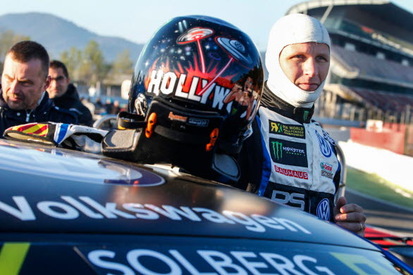 Petter Solberg har två segrar i Portugal och hoppas på bra resultat i helgen också.