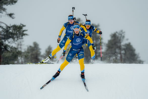 Volkswagen blir officiell bilpartner till det framgångsrika landslaget i skidskytte.