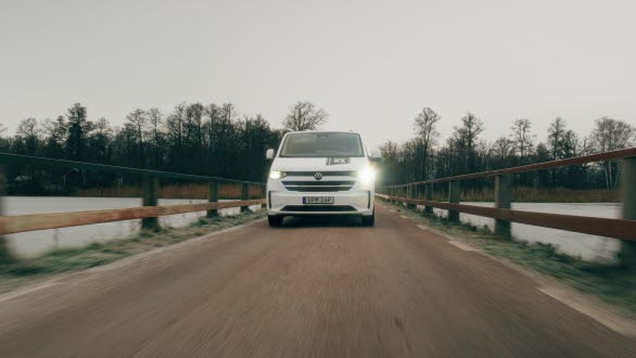 4MOTION fyrhjulsdrift finns som tillval till Transporter Salming Edition