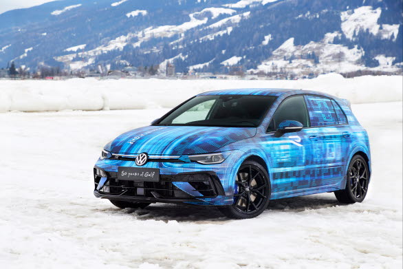 Nya Golf R i kamouflerad version.