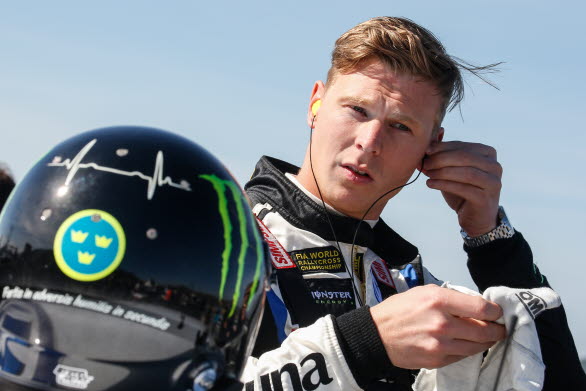 En fokuserad Johan Kristoffersson.