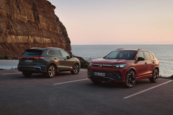 Det svenska motorprogrammet för nya Tiguan är nu fastställt. Här i utrustningsversionerna Elegance och R-Line.