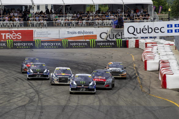 Johan leder från start i finalen, och håller sig kvar där för den sjätte segern under 2018.