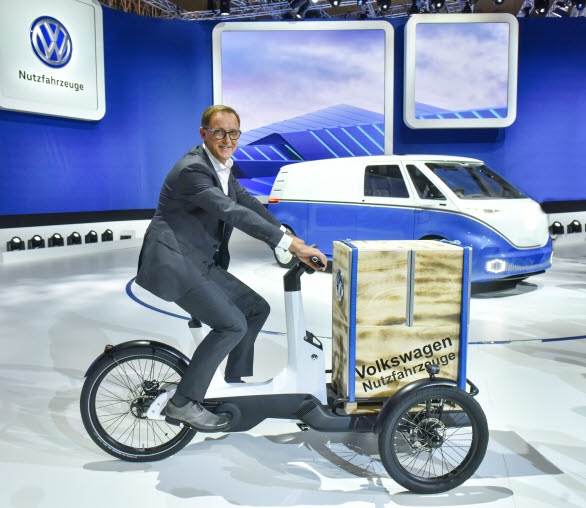 Cargo e-Bike, Dr Thomas Sedran, Chairman of the Brand Board of Management