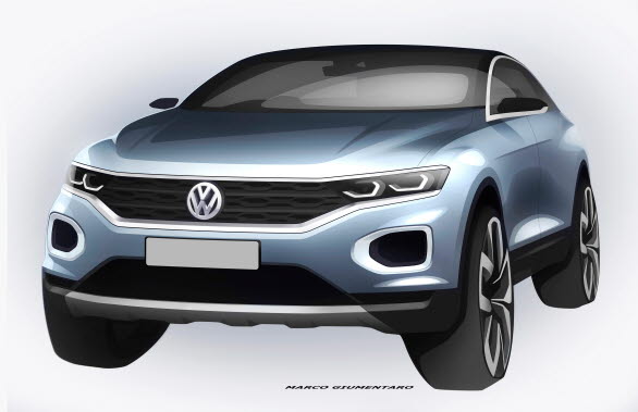 Volkswagen utökar sin modellportfölj med helt nya T-ROC, en SUV som i storlek är mindre än Tiguan. 