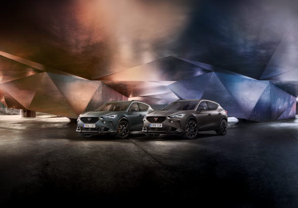 CUPRA Formentor VZ5 - Century Bronze limited edition och Enceladus Grey limited edition.