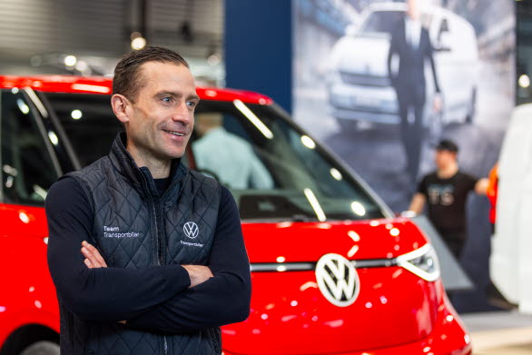 Markus Ostermaier, märkeschef Volkswagen Transportbilar, är tacksam för kundernas höga förtroende som resulterat i en marknadsandel på 31,1 procent under 2025.