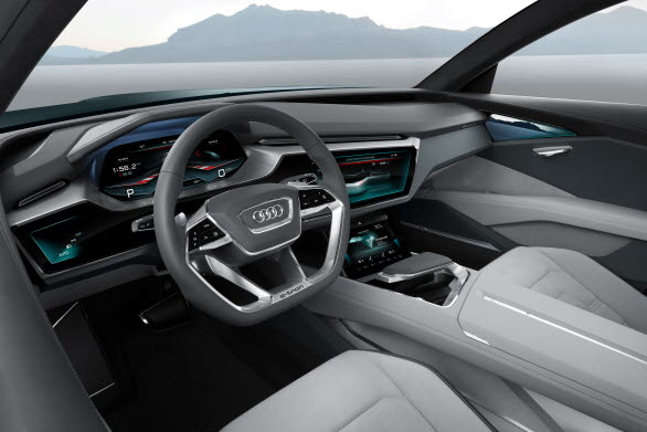 Audi e-tron quattro concept-interiör