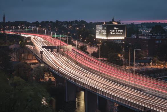 Audi-kampanjen på Essingeleden