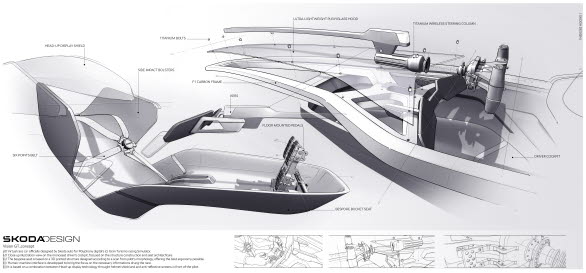 Designskiss Škoda Vision Gran Turismo