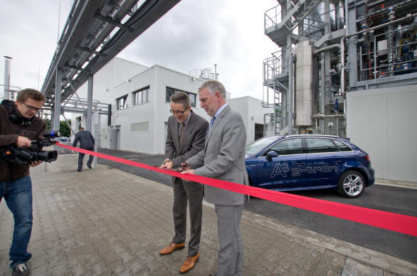 Audi inviger ny e-gasanläggning i Werlte