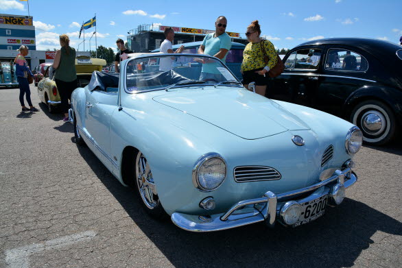 Drömbil. En Karmann Ghia i fint skick är i dag värd mycket pengar.