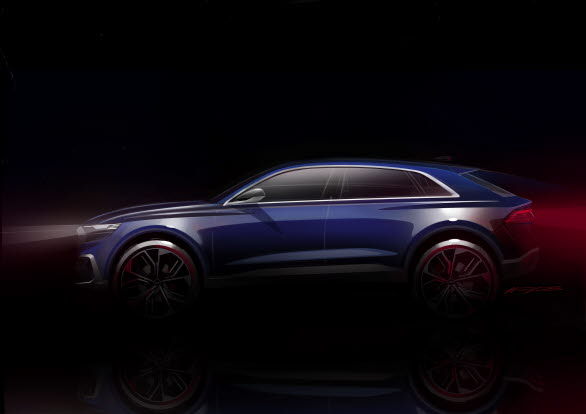 Audi Q8 concept_side