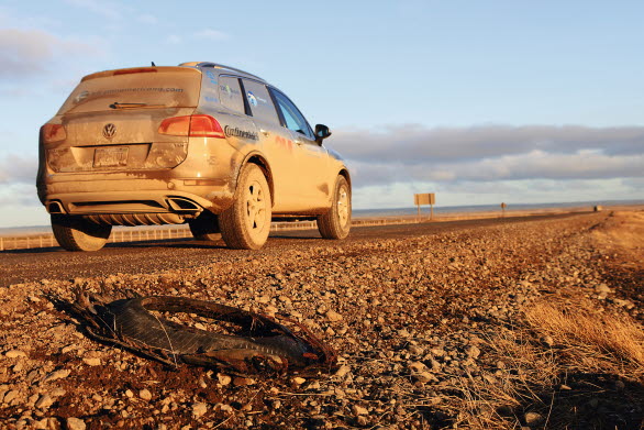 Touareg slog världsrekord i Panamerica – från Tierra del Fuego i Argentina ända till Alaska.