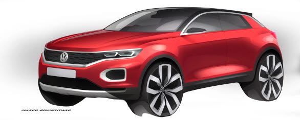Volkswagen utökar sin modellportfölj med helt nya T-ROC, en SUV som i storlek är mindre än Tiguan. 