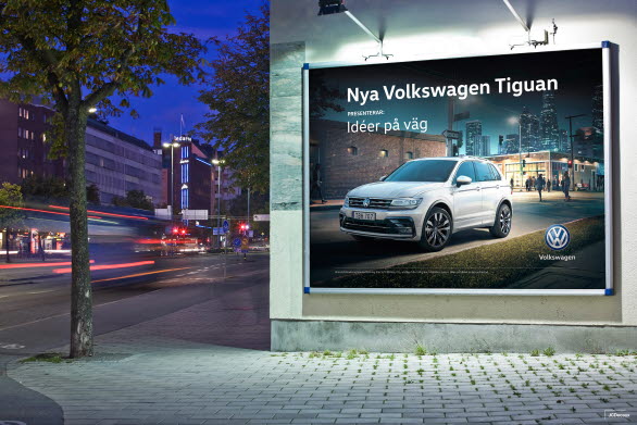 Kan en bilfärd ge dig nya tankar och idéer? Volkswagen Sverige har tillsammans med reklambyrån DDB gjort en lanseringskampanj för helt nya Tiguan. Bilen har förutom fyrhjulsdriften 4MOTION även ovanligt många tekniska lösningar som standard vilket har gett upphov till kampanjtemat ”Idéer på väg”.