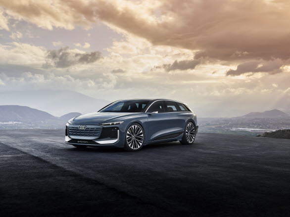 Eldrivna Audi A6 Avant e-tron concept