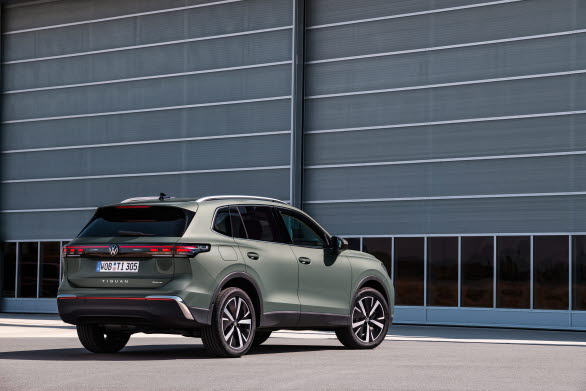 Tredje generationen av Tiguan baseras på det senaste utvecklingssteget i den modulära plattformen MQB: MQB evo.