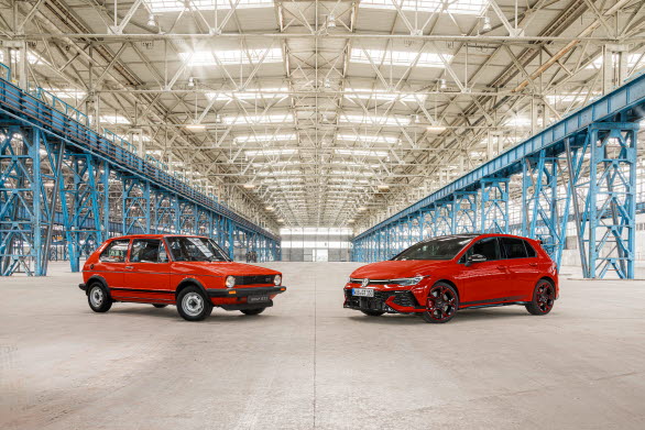 50 år med Golf GTI (1976-2026).