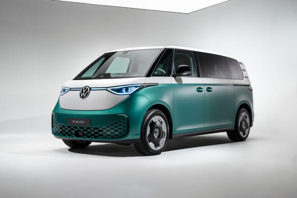 ID. Buzz LWB (long wheel base) kommer med ett nytt batteri på 86 kWh (netto)