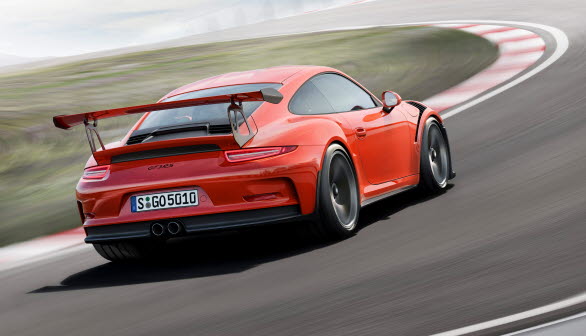 Porsche 911 GT3 RS de bredaste däcken av någon 911-modell. 